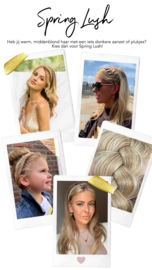 Infinity Lizzy Braid - Spring Lush - Regular Braid - Warm Middenblond