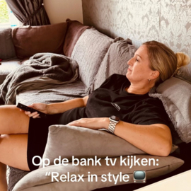 Platte Haarklem - Caramel - 1 st