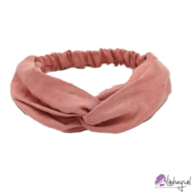 Cross Haarband Velours Roze