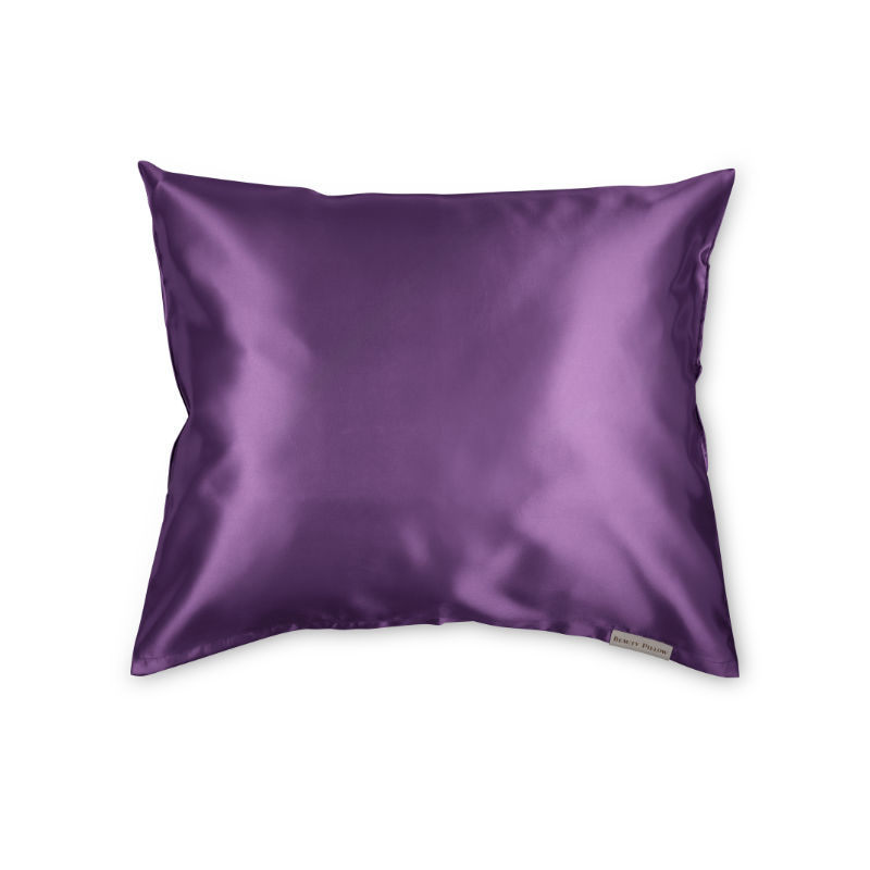 Beauty Pillow - Satijnen Kussensloop -  Aubergine - 60x70