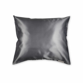 Beauty Pillow - Satijnen Kussensloop - Antraciet - Donkere Grijs / Zwart - 60x70