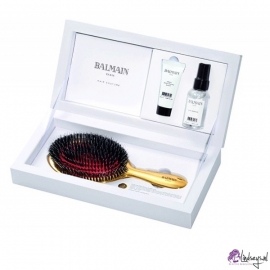 Balmain - golden - brush set - 14-karaats goud - Haarborstel