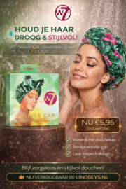 W7 - Shower Cap -  Douchekap - Groen - 1 stuks