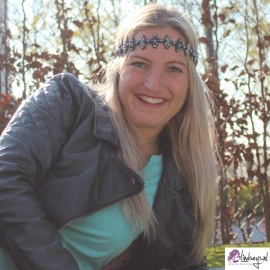 Pink Pewter - Jean - Slate - Haarband