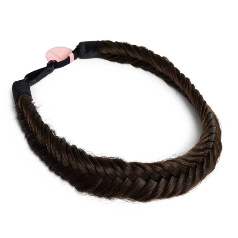Infinity Jolie Braid - Mocha-Chino - Fishtail - Midden tot donkerbruin