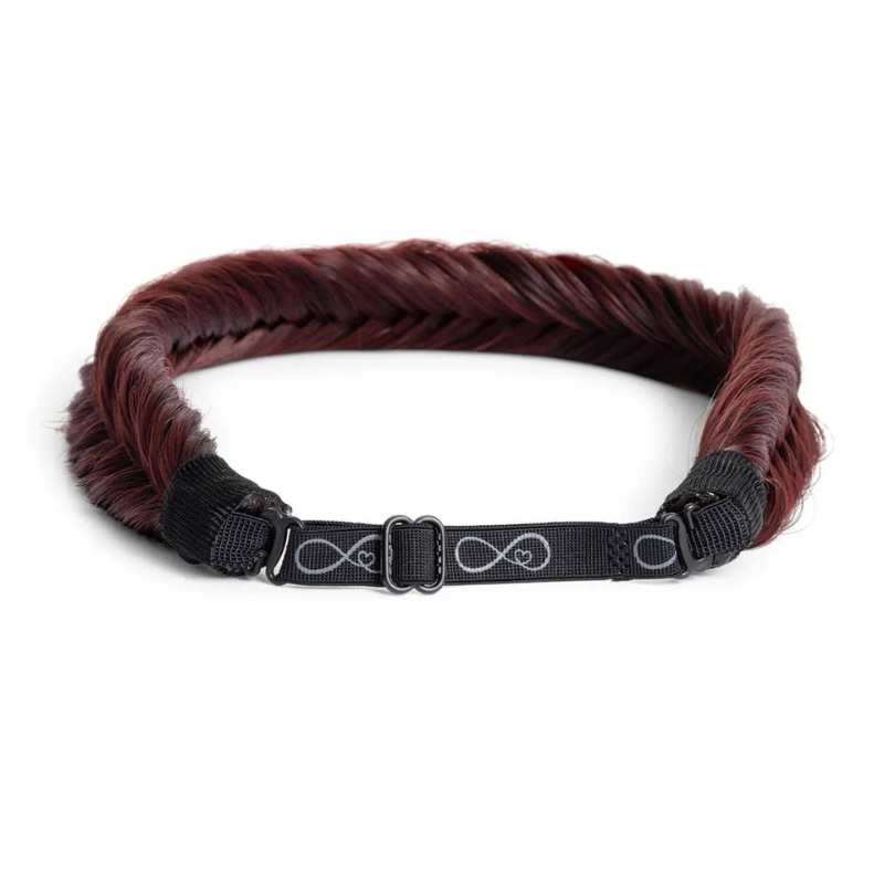 Infinity Jolie Braid Raspberry Ice - Fishtail - Mahonie Rood / Bruin