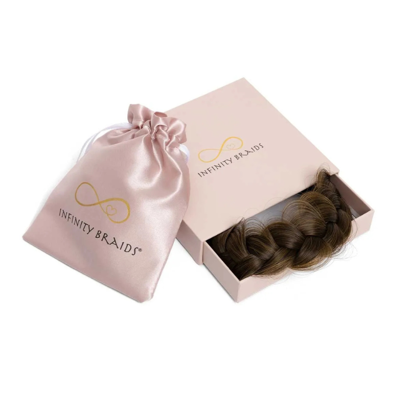 Infinity Viènne Braid - Copper Bronze - Messy Braid - Koper Brons