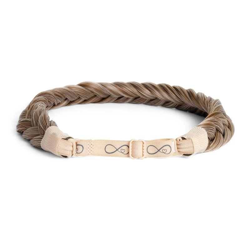 Infinity Lizzy Braid - Marshmellow Roast - Regular Braid - Mix lichtbruin & Rossig