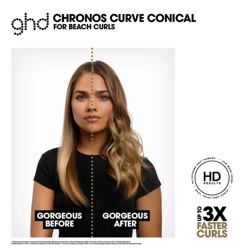 ghd - Chronos Curve Conical Wand - 28 tot 23mm