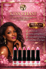 W7 - Kiss - Chase - Lipstick - Luxe en Langhoudende Lippenstift