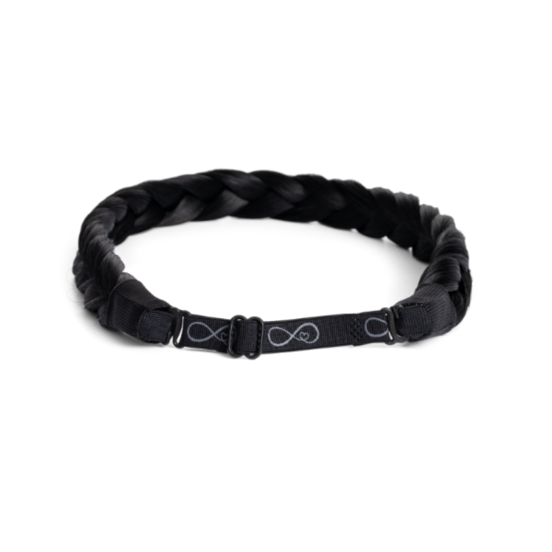 Infinity Lizzy Braid - Onyx - Regular Braid - Zwart