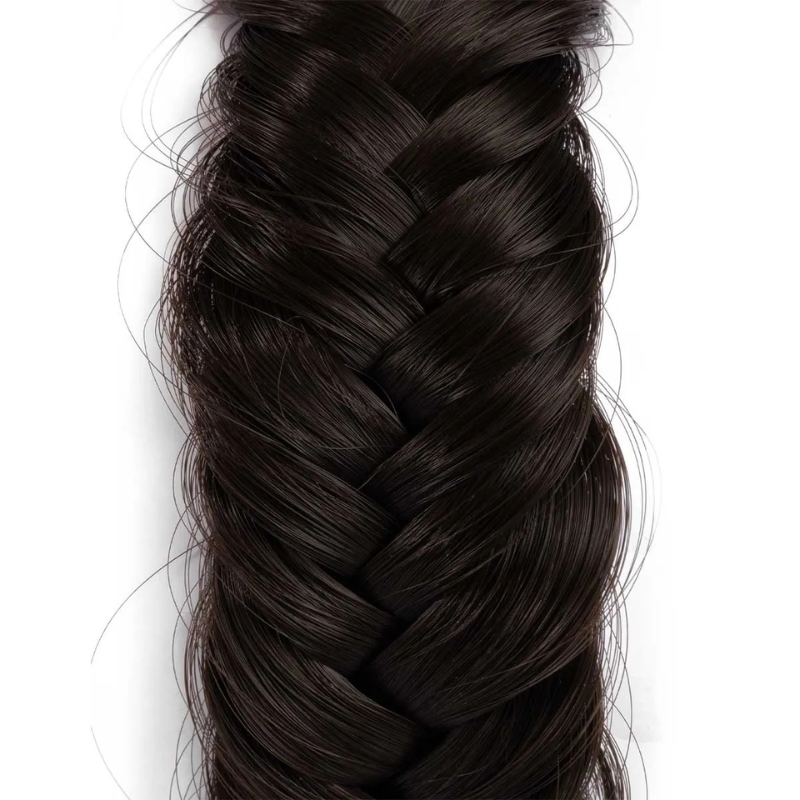 Infinity Jolie Braid - Havana Roots  - Fishtail - Donkerbruin