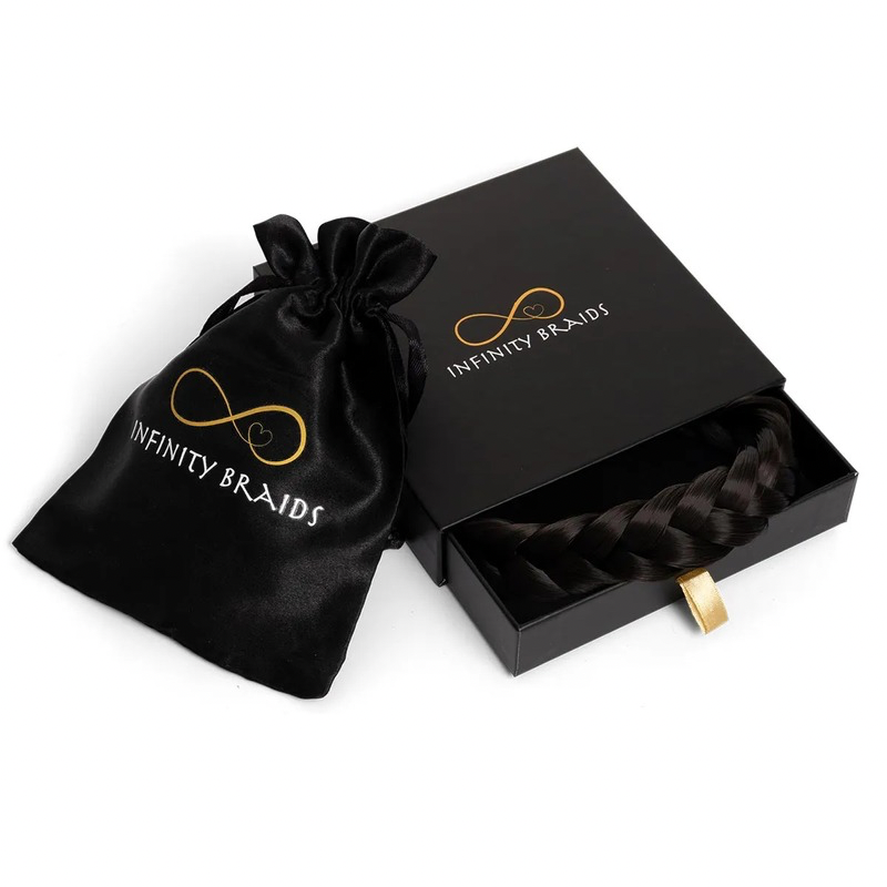 Infinity Lizzy Braid - Espresso Smoke - Regular Braid - Koel Donkerbruin