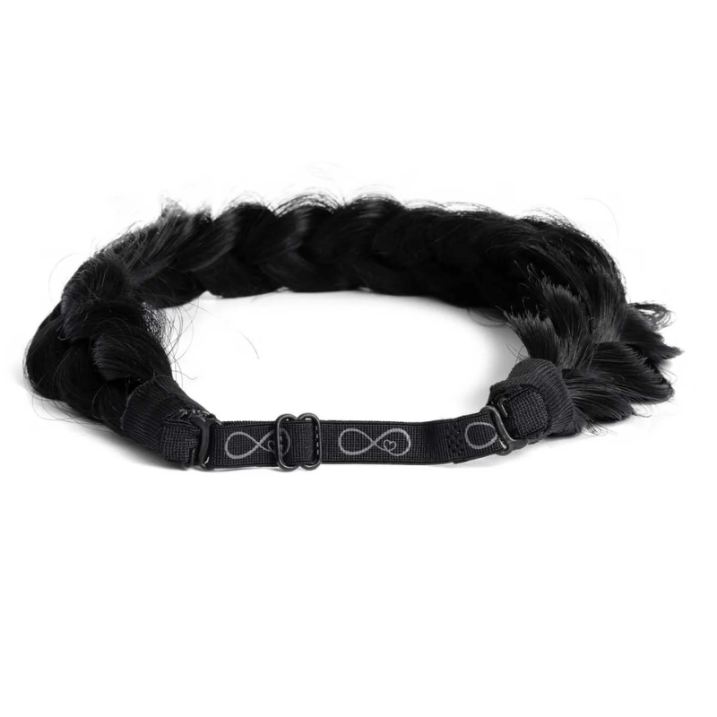 Infinity Viènne Braid - Onyx - Messy Braid - Zwart