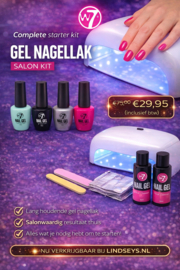 W7 - Gel Nagellak Salon Kit - Starter Kit Gelnagellak Set