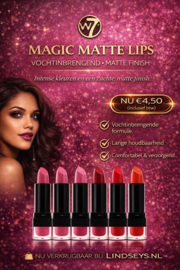 W7 - Magic Matte Lips - Lippenstift - Vochtinbrengende Matte Finish