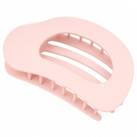 Platte Haarklem - Licht Pastel Roze - 1 st