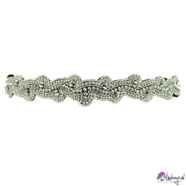 Pink Pewter Charlotte Silver Haarband