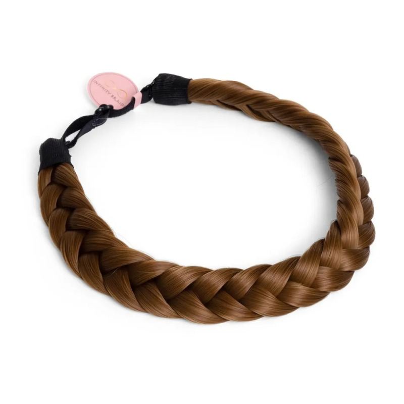 Infinity Lizzy Braid - Apricot Amber - Regular Braid - Lichtrode Rossige