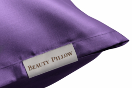 Beauty Pillow - Satijnen Kussensloop -  Aubergine - 60x70