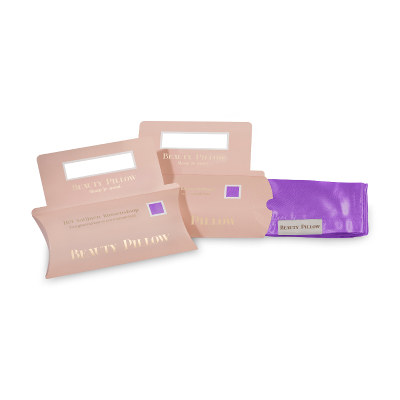 Beauty Pillow - Satijnen Kussensloop Purple - Paars - 60x70