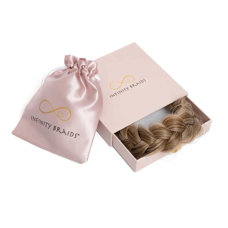 Infinity Viènne Braid - Marshmellow Roast - Messy Braid - Mix lichtbruin & Rossig