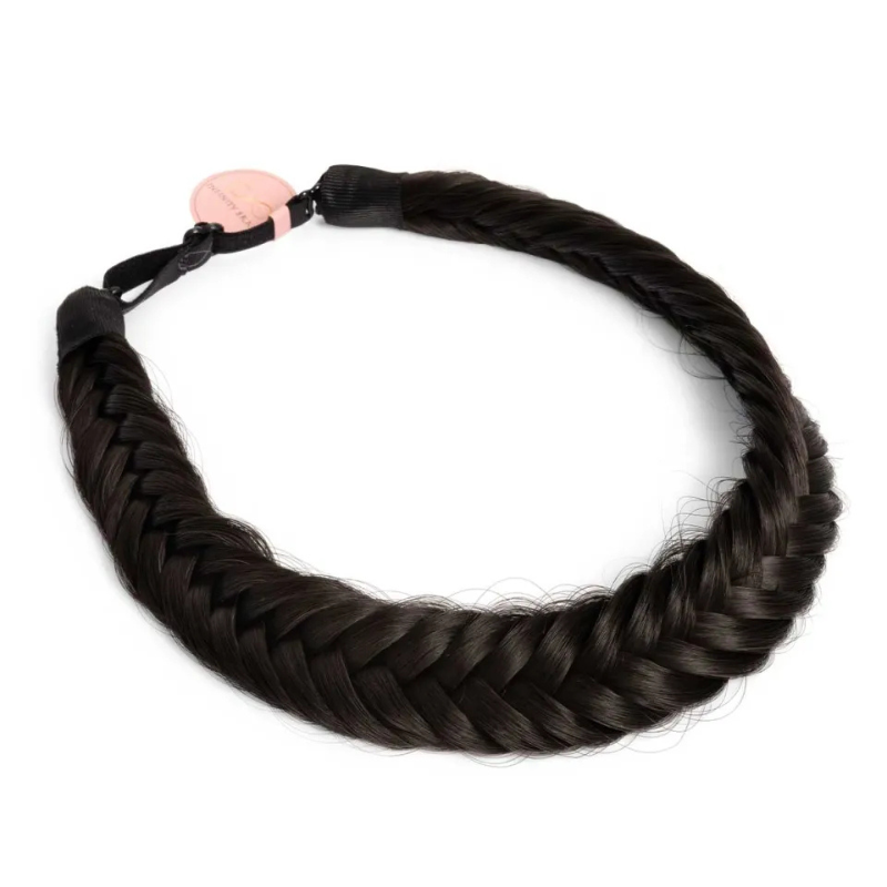 Infinity Jolie Braid - Espresso Smoke - Fishtail - Koel Donkerbruin