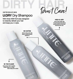 Unite U:DRY Clear - Droogshampoo - Donker haar
