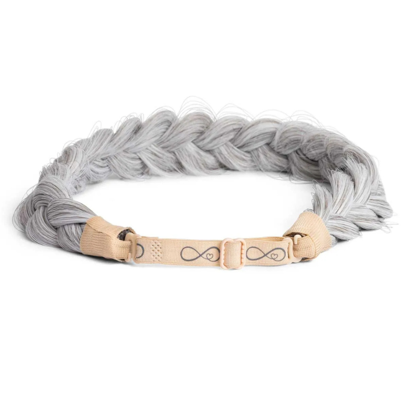 Infinity Viènne Braid - Iced Gold - Messy Braid - Grijs