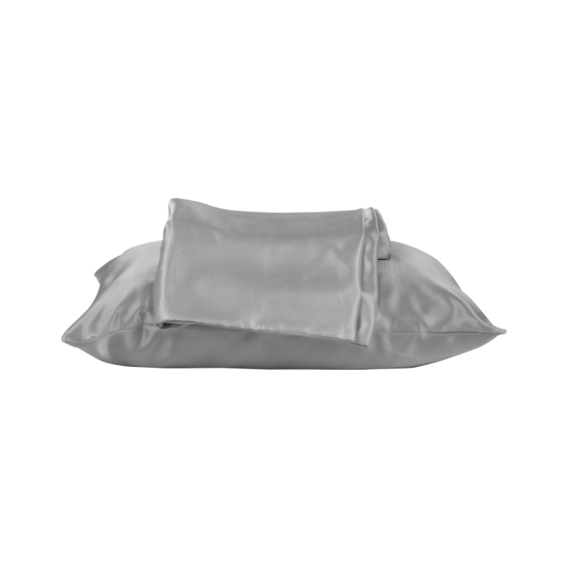 Beauty Pillow - Satijnen Kussensloop - Zilver - 60x70