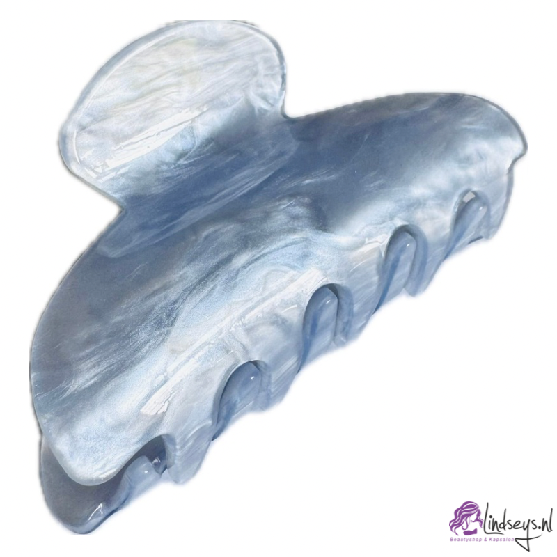 Pastel Blue - Haarklem – 8,3 cm x 4,5 cm - 1 st