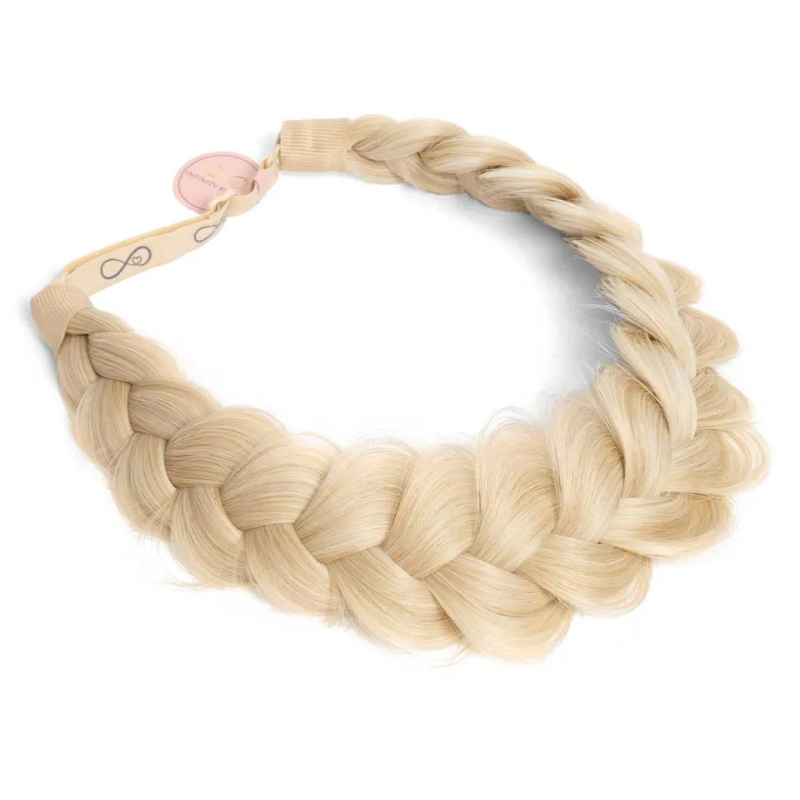 Infinity Viènne Braid - Shimmer Ale - Messy Braid - Licht Blond