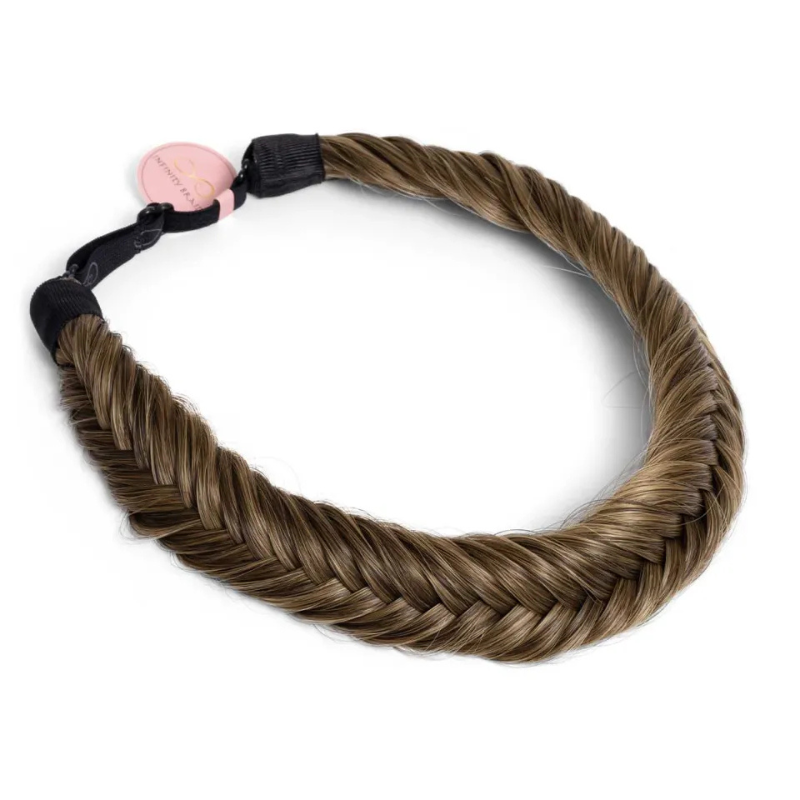 Infinity Jolie Braid - Cyber Glam - Fishtail - Mix Bruin & Blond