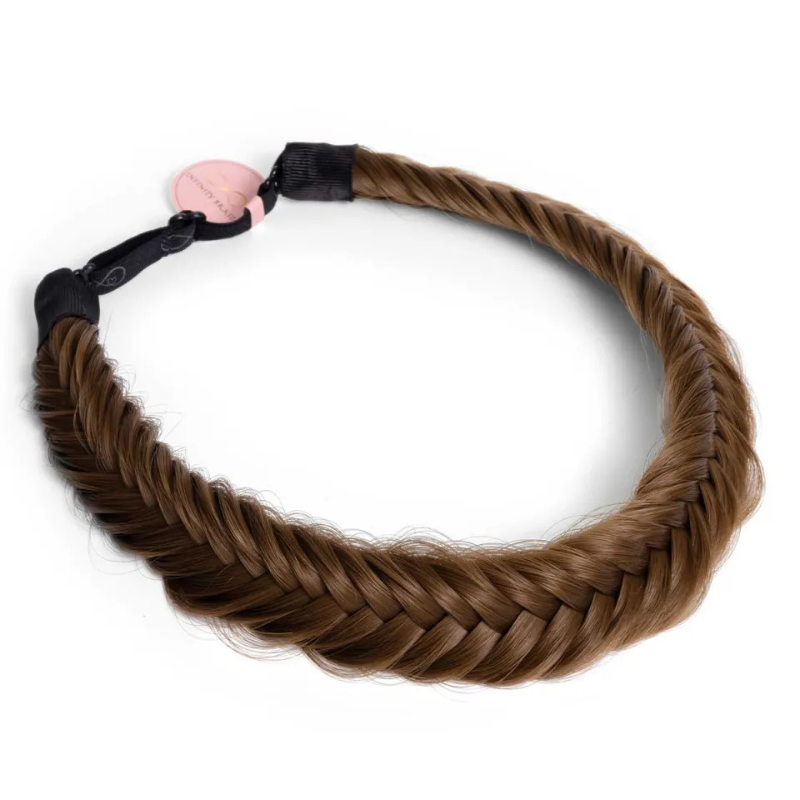Infinity Jolie Braid - Cayenne Spice - Fishtail - Lichtbruin