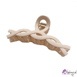 Haarklem Exclusieve Zandkleur -  Mat Beige - 1 st