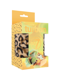 W7 - Hair Drying Turban - Leopard Print