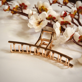 Metalen Haarklem Goud – Rechte Design (11,5 cm x 5 cm)