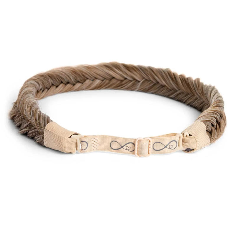 Infinity Jolie Braid - Marshmellow Roast - Fishtail - Mix lichtbruin & Rossig