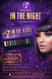 W7 - In The Night - Oogschaduw Palette - 12 Smokey Tinten