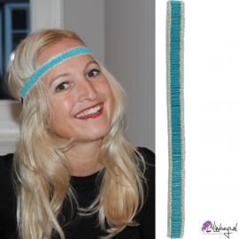 Pink Pewter Winnie Turquoise Haarband