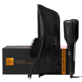 ghd - Duet Style 2-in-1 Hetelucht Stijltang – Giftset (Zwart)