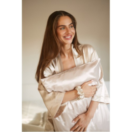 Beauty Pillow - Luxury - Silk Pillowcase – Champagne - 70 X 60