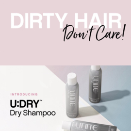 Unite U:DRY Clear - Droogshampoo - Donker haar