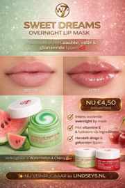 W7 - Sweet Dreams Overnight Lip Mask – Cherry Swirl - 12 gr