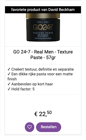 GO 24•7 - Real Men - Texture Paste - 57gr