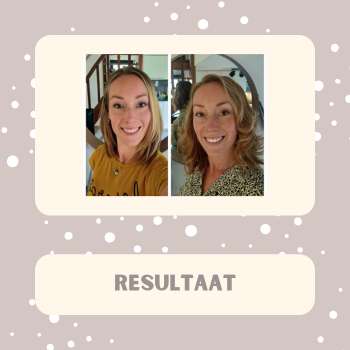 resultaat met W7 Heatless Hair Curler Set