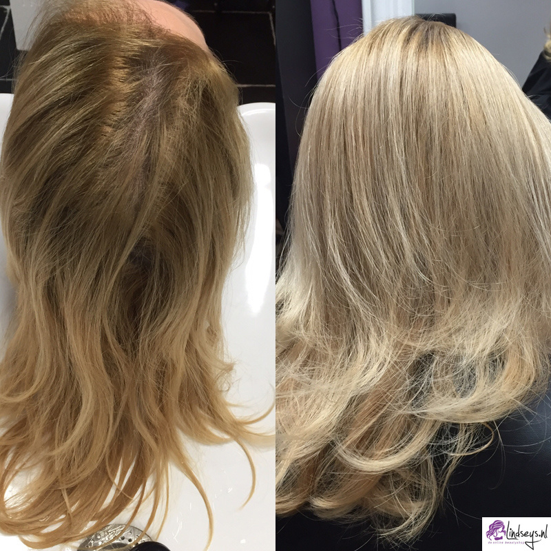 resultaat met zilver shampoo