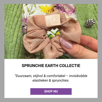 Duurzaam, stijlvol & comfortabel – invisibobble elastieken & sprunchies.