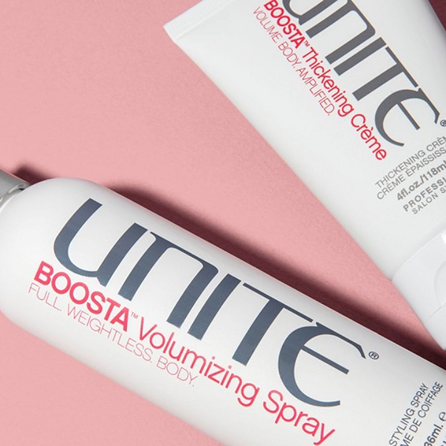 heb je krullen die snel inzakken; unite boosta spray