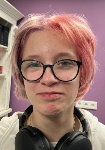 toner carnaval lila paars met rose